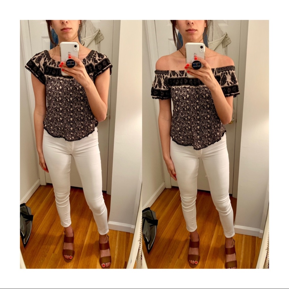 LA Hearts Off the Shoulder Top